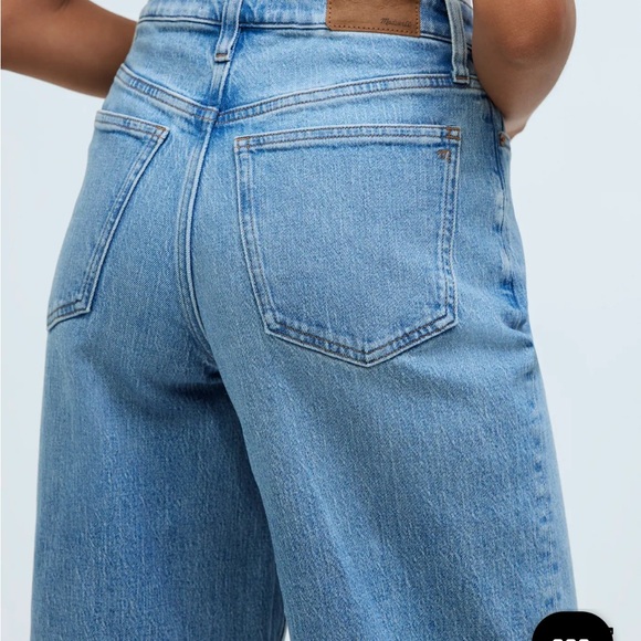 Madewell: The Curvy Perfect Vintage Wide-Leg Crop Jean - Picture 3 of 11
